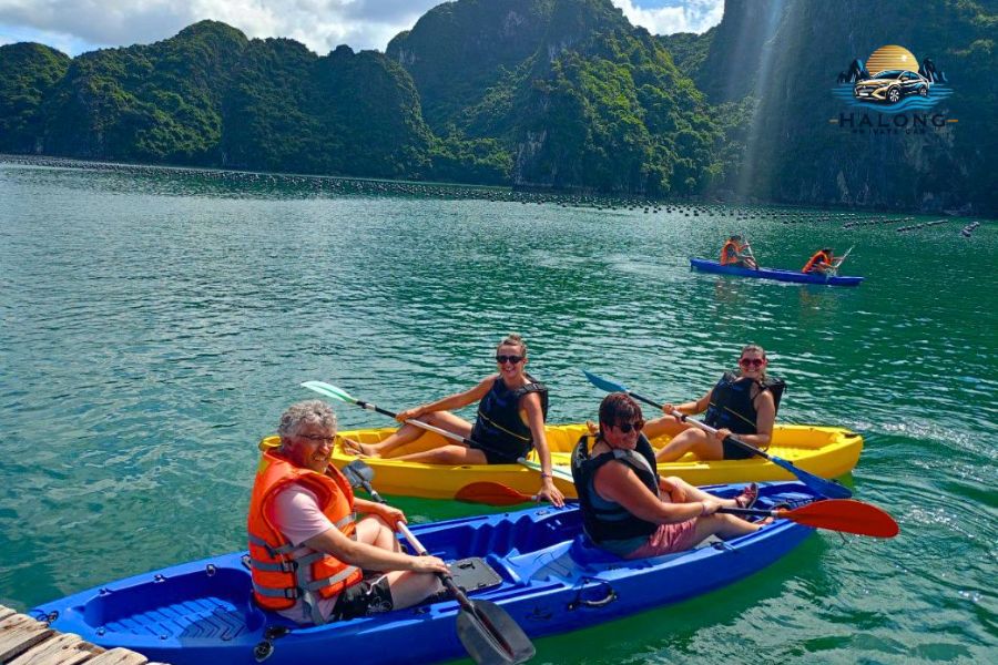 Kayaking in Halong Bay - Halong Private Car