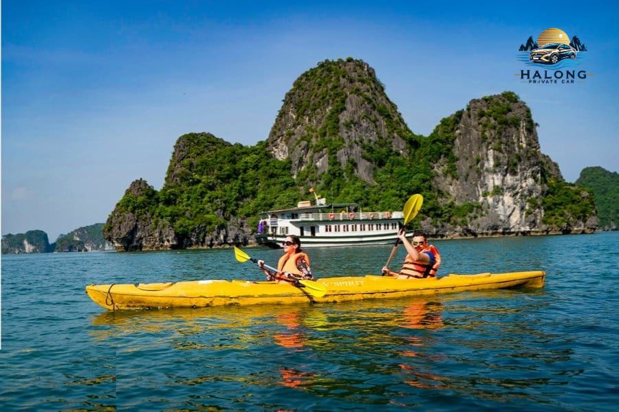 Kayaking in Halong Bay - Halong Private Car
