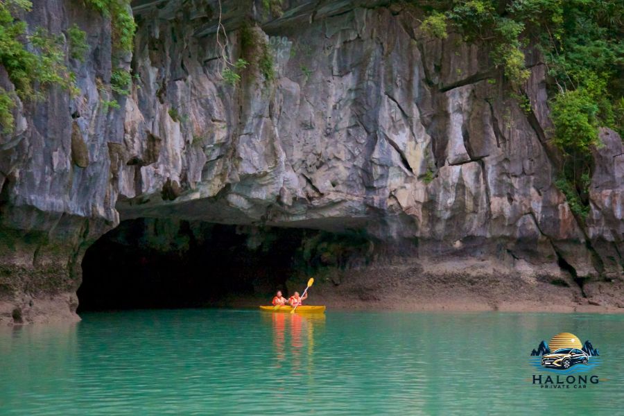 Best place to kayak in Halong Bay - Halong Private Car