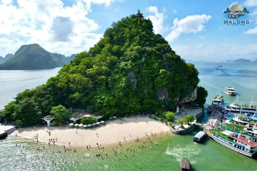 Ti Top Island In Halong Bay - Halong Private Car