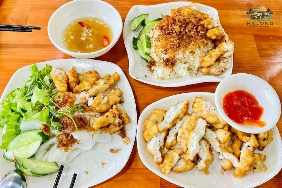 Banh Cuon Cha Muc In Halong Bay - Halong Private Car