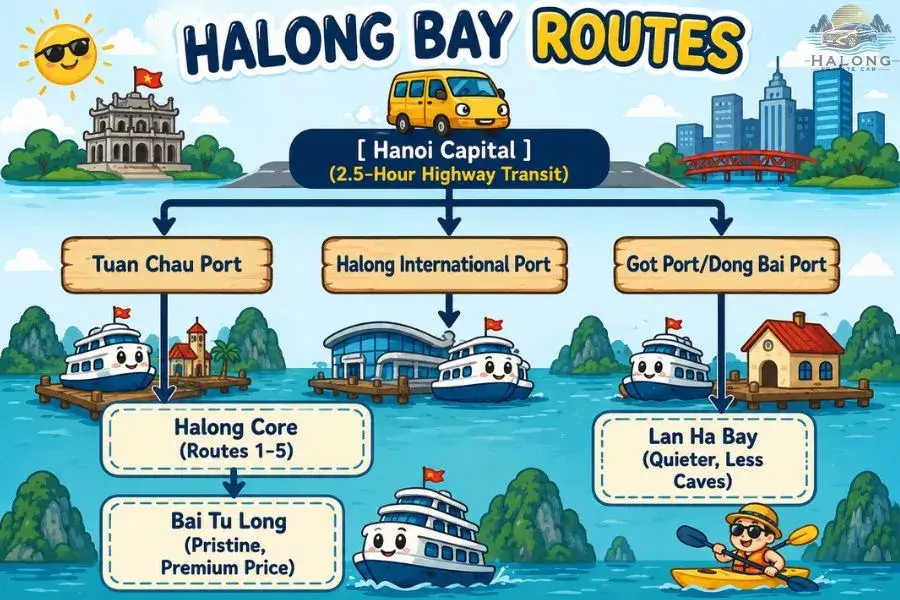 Choose your Halong route