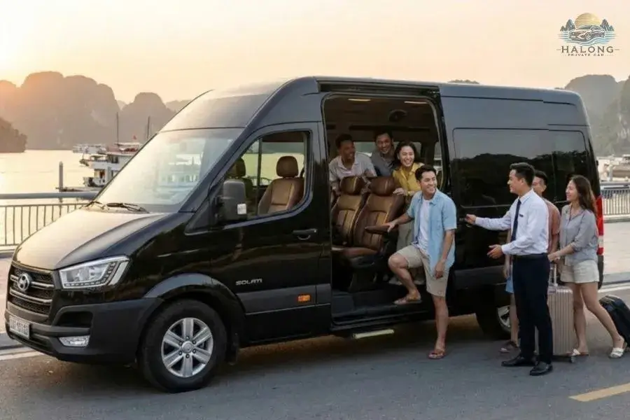 Halong Bay to Noi Bai Airport by limousine