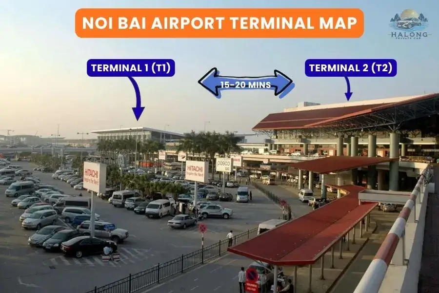 Noi Bai Terminal map
