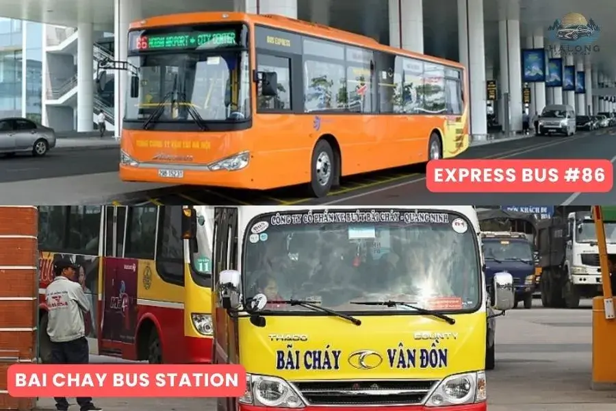 Bus from Halong to Hanoi Airport