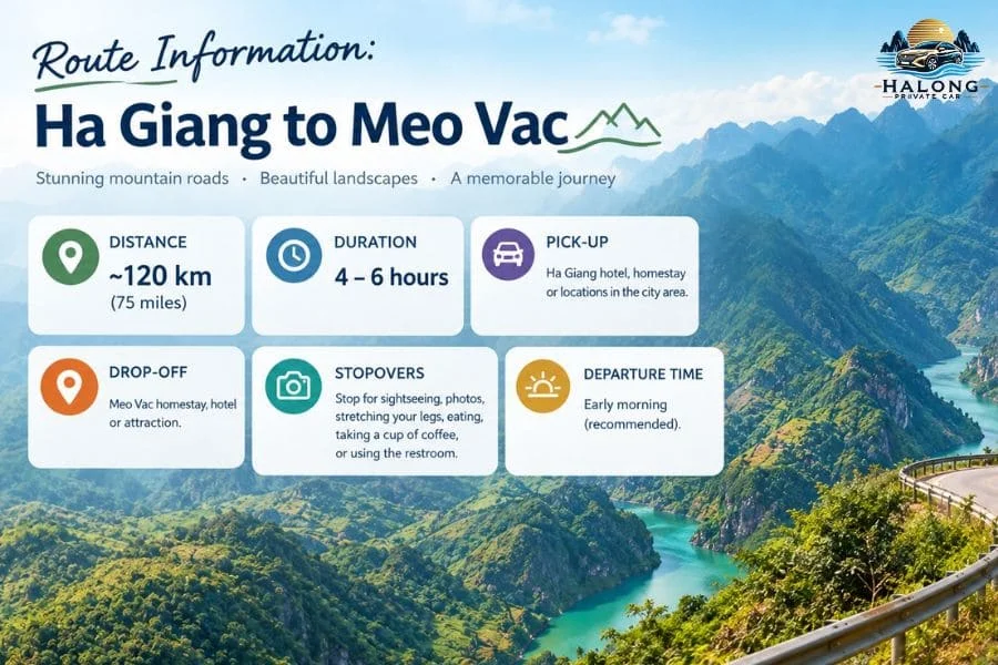 Ha Giang to Meo Vac by car - Ha Giang Private Car