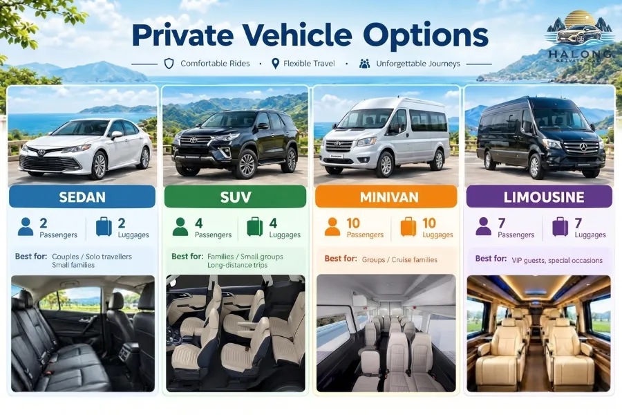 Private Car From Sapa To Ta Xua - Halong Private Car