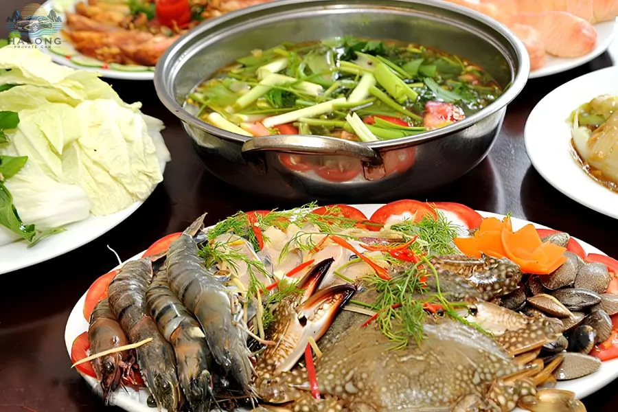Seafood Hotpot - Halong Private Car